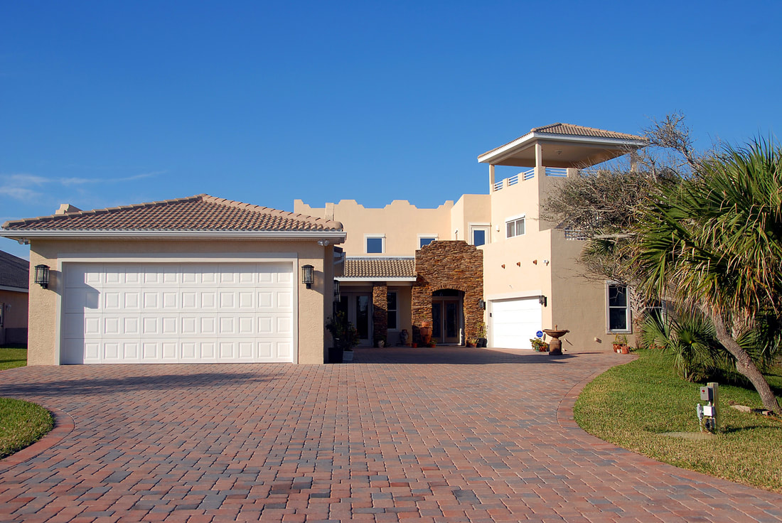 Picture of brick pavers installed at a home in Naples, Florida