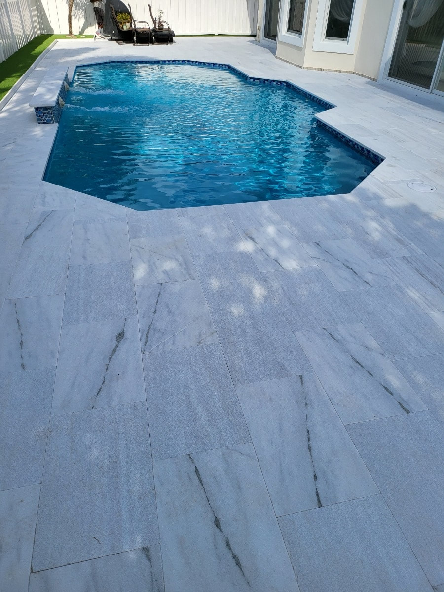 beautiful pool pavers completed in Naples, FLPicture